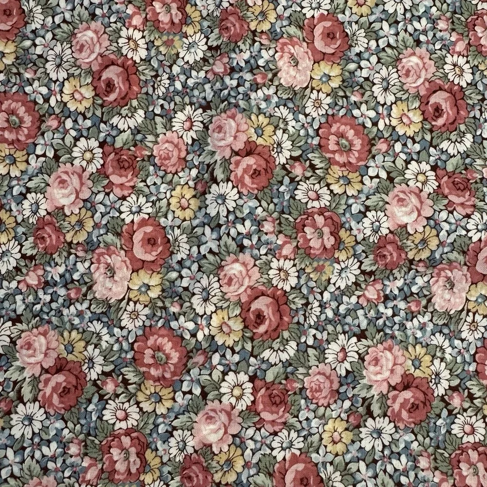 Joan Kessler Concord Fabrics Cottagecore Cabbage Roses 12 yards 17